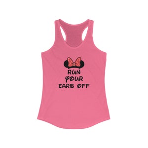 Run Your Ears Off Marathon Shirt, Minnie Bow Shirt, Running Shirt, Dopey Tank Top, 10k Run Shirt, Dopey Tank image 3