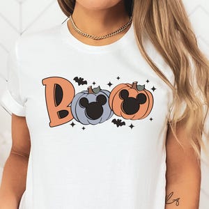 Boo Disney Halloween Shirt, Cute Halloween Tee, Mickey Not So Scary, Halloween Party, Cute Disney Halloween Shirt, Trick or Treat Shirt