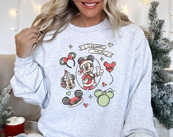 Tis The Season To Be Jolly Disney Christmas Sweatshirt: Disneyworld Holiday Tee