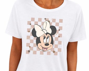 Retro Minnie Mouse Shirt, Disney Trip Shirt, Cute Disney Tee, Magic Kingdom Tee, Disneyland Shirt