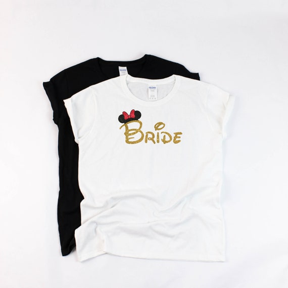 Bride Shirt Disney Bride Disney Wedding Disney Couple Etsy