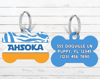 Ahsoka Disney Dog Tag, Personalized Pet Tag, Pet Id Tag for Dogs & Cats, Star Wars Gifts