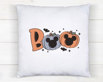 Disney Boo Halloween Pillow, Halloween Home Decor, Mickey Pumpkin, Disney Lover Gifts, Housewarming Gifts, Disney Pillow, Pillowcase Only