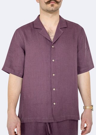 Shownicer Tuta Uomo Completo Curvy Tuta Estiva Lino Camicia