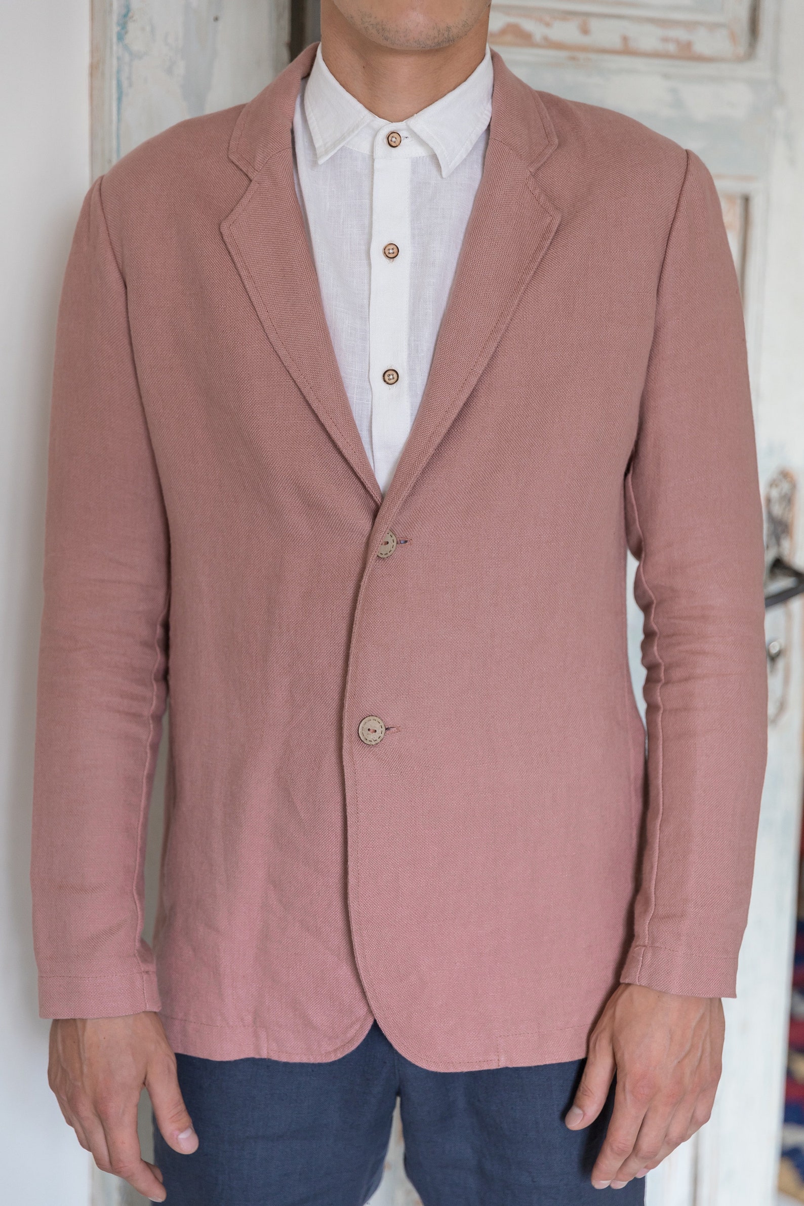 The Linen Jacket Men's Linen Jacket for Weddings and Etsy Canada