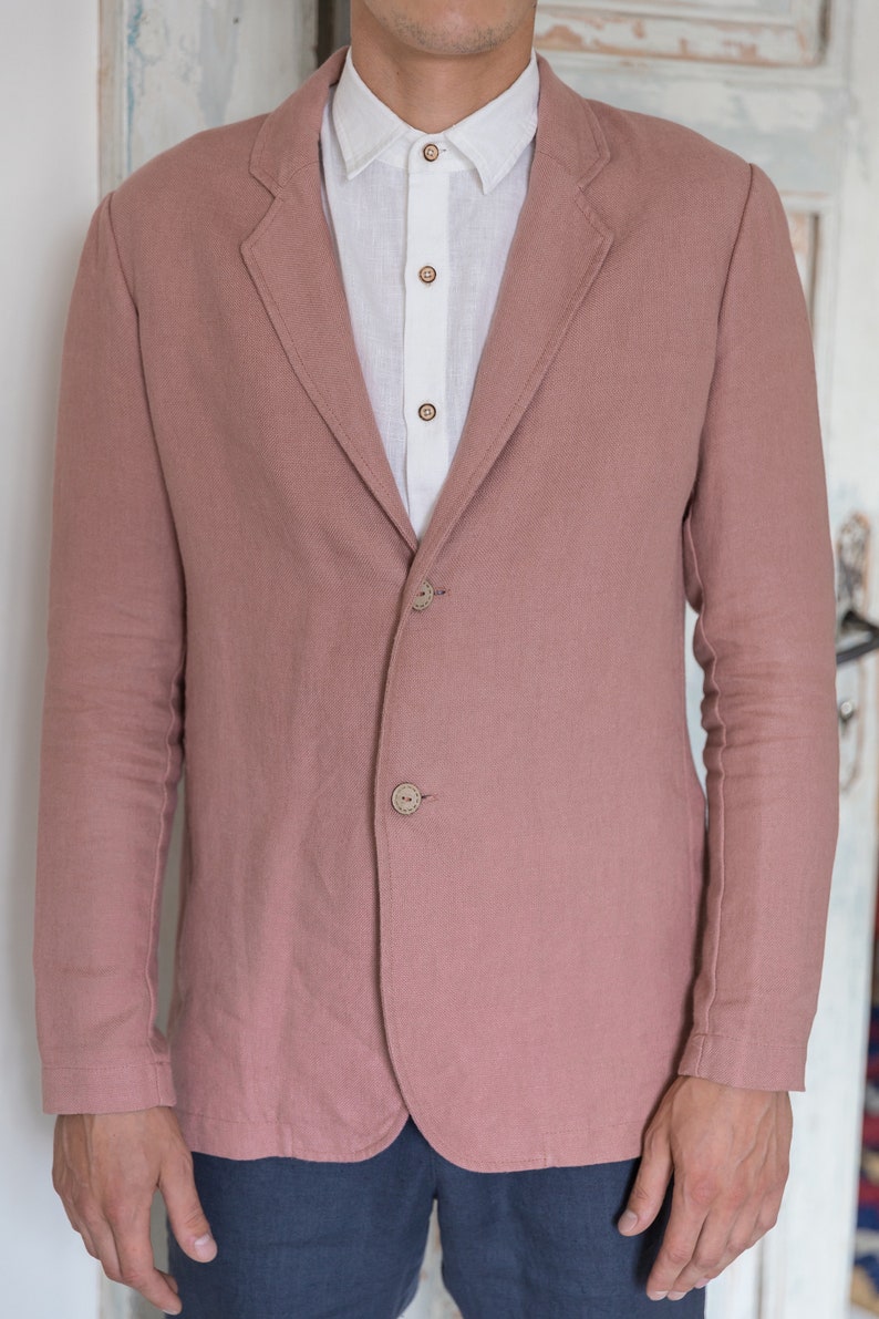 The Linen Jacket Men's Linen Jacket for Weddings and Etsy Canada