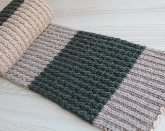 AUTUMN Knitting Scarf PDF Instructions German