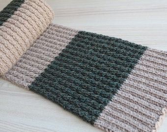 AUTUMN knitted scarf PDF instructions German