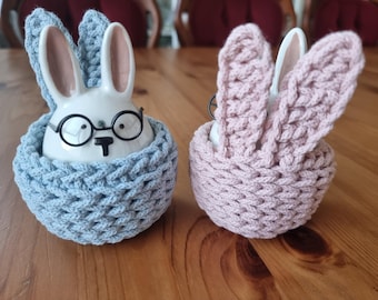 Crochet Easter Egg Cup PDF Instructions (German)