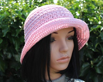 Crochet KIRA summer hat PDF instructions German