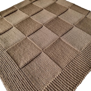 Square cuddly dream baby and children's blanket knitting German
