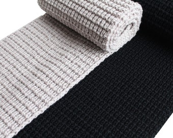 Effortless KUSCHELWERK knitting scarf PDF instructions German