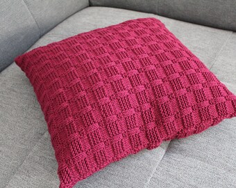 SIMPLE & BEAUTIFUL Knitting a Pillowcase PDF Instructions Language: German