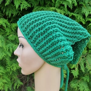 HEART FASTENING Summer - Knit a triangular shawl in an airy net pattern German