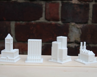 Sim City 3D Druck Gebäude - 3D DRUCKSERVICE