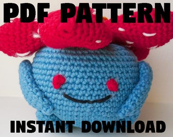 PDF Vileplume Pattern- Instant Download