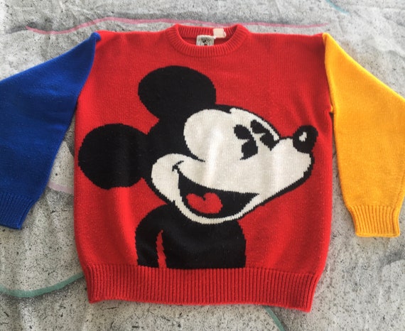 Vintage Mickey Mouse wool sweater Womens Mickey &