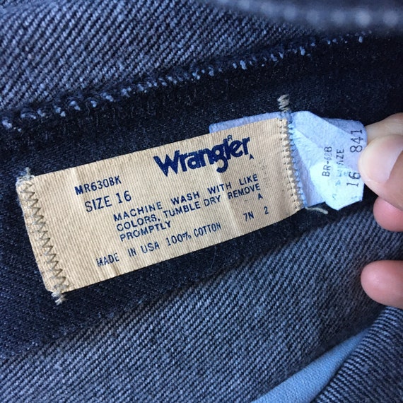 Vintage Wrangler Denim Jeans 70’s Size 16 Womens - image 10