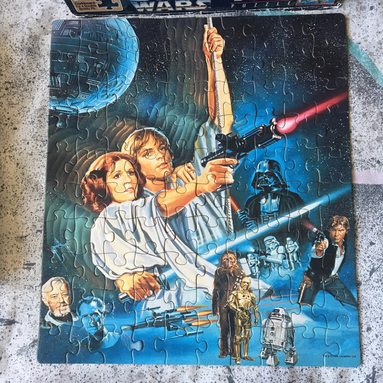 Vintage Star Wars Jigsaw Puzzle 100 pieces Rose Art Etsy