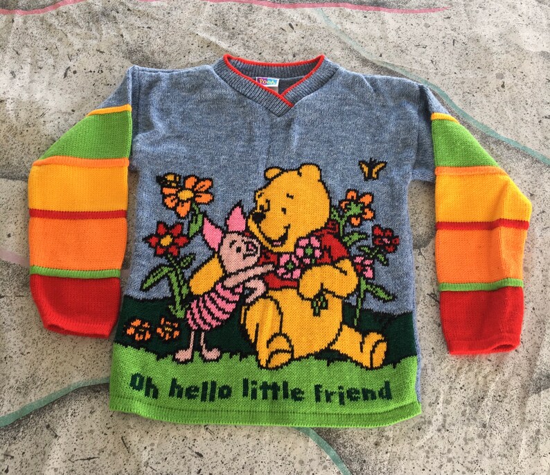 vintage winnie the pooh sweater