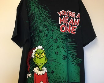 Vintage Dr. Seuss the Grinch Shirt Size 