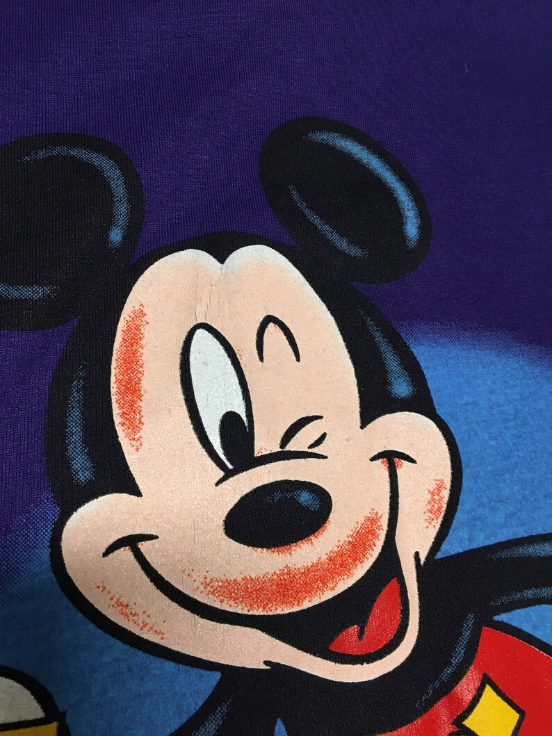 Vintage Mickey Mouse Camisa Florida Tamaño Grande Color | Etsy