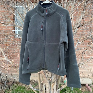 Vintage Polo Ralph Lauren Zip up fleece jacket size large Polo RL 67