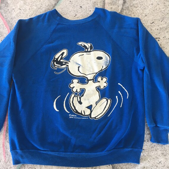Vintage Snoopy sweatshirt size large 1980s peanuts
