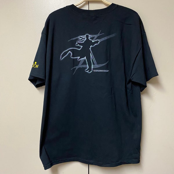 Vintage zorro movie shirt size XL 2003