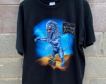 Rolling Stones Vintage T Shirt 1997 Bridges To Babylon Tour Concert Cities Clean