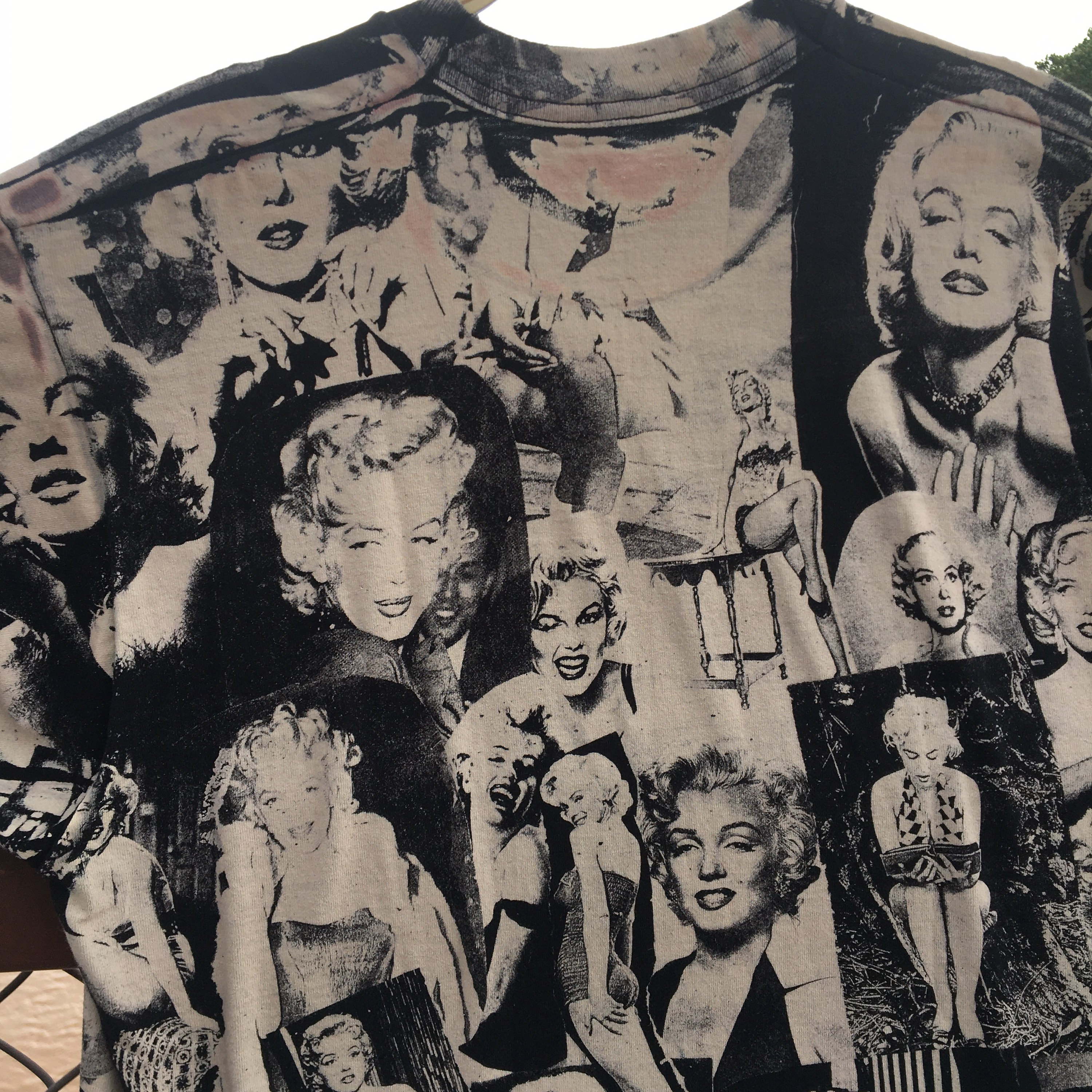 Vintage Marilyn Monroe All Over Print Shirt Size Large - Etsy