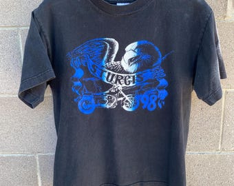 Camiseta de motociclista vintage de los 90 del Rally de Motos de Sturgis Black Hills 1998, talla M