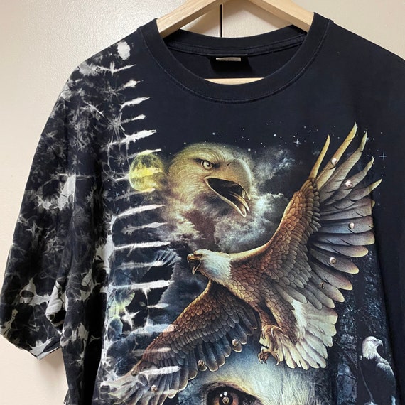 Vintage Eagle shirt all over print Eagles Animal … - image 3