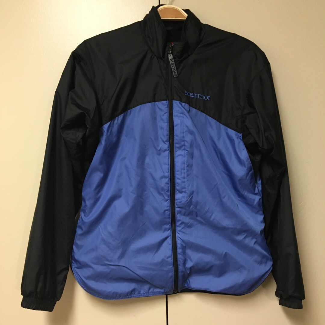 Marmot Windbreaker Jacket Size Small Color Blue - Etsy