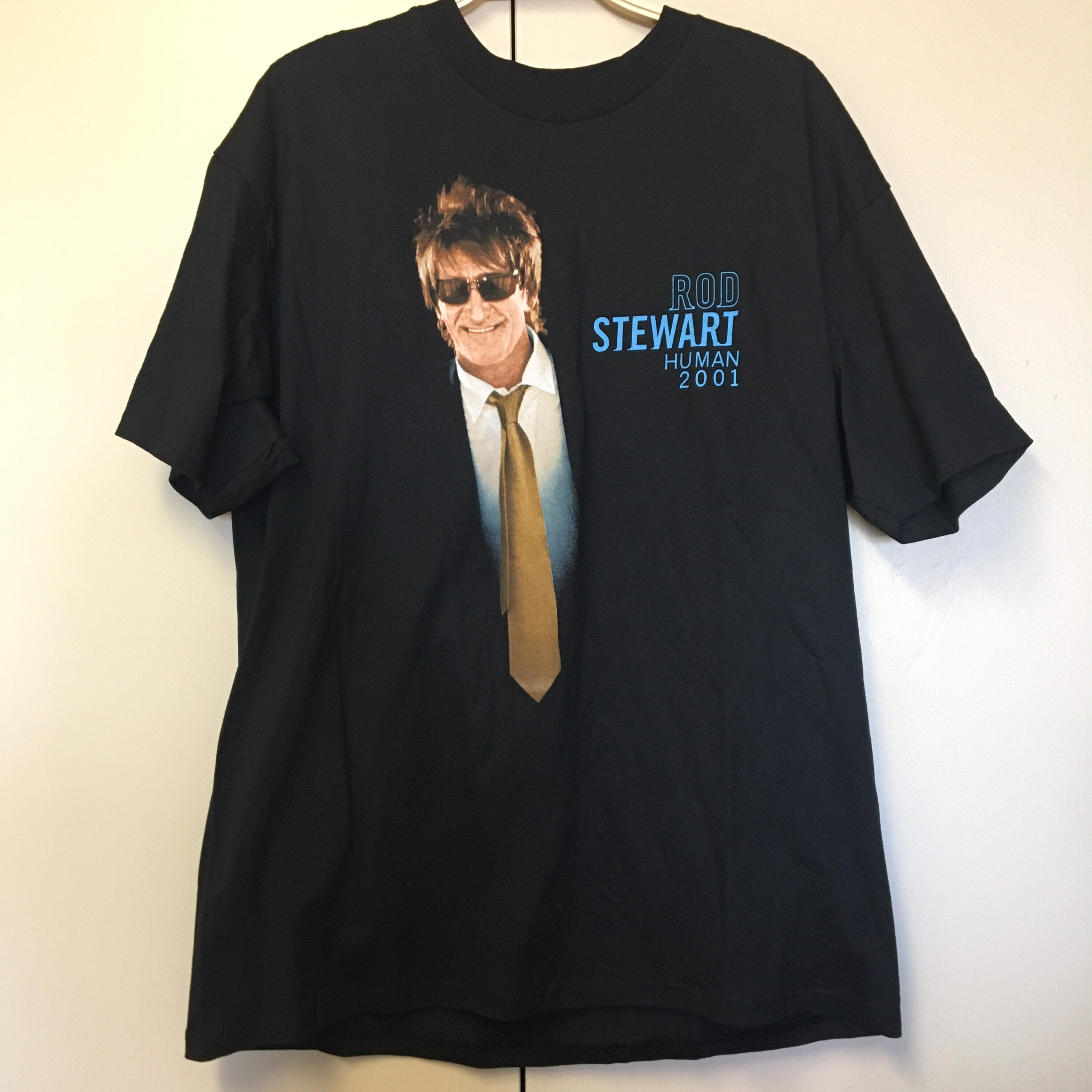 Vintage Rod Stewart Shirt Size XL Human Concert Tour - Etsy