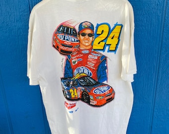Vintage Nascar Jeff Gordon 2001 T-Shirt Size L NWOT NOS #24 Y2K Read