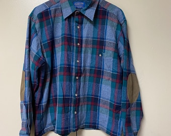 Pendleton Lodge Chemise boutonnée à carreaux 100 % laine vierge XL RN #29685