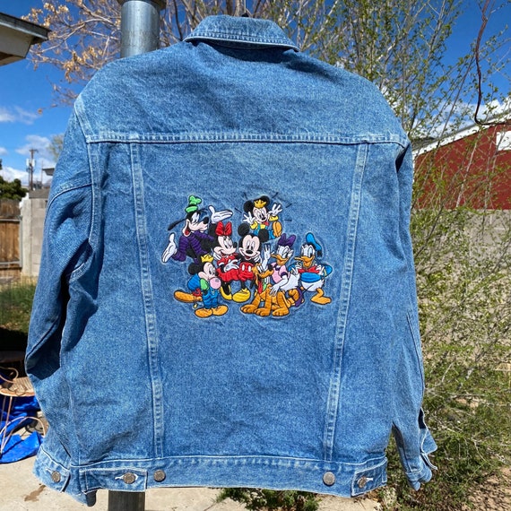 Vintage 90’s Disney Store Embroidered Denim Jacket