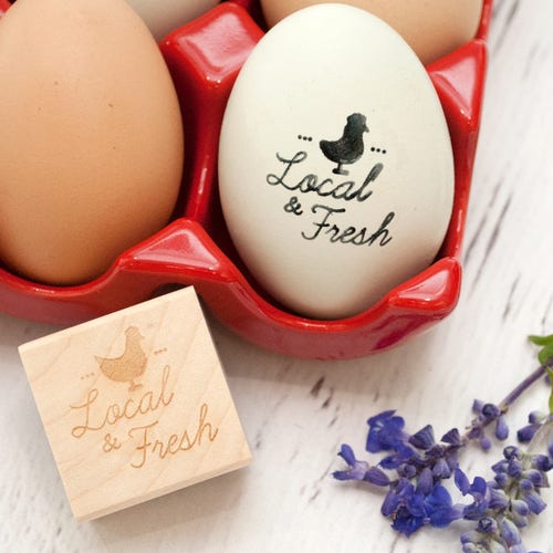 Mini Egg Stamp Hen Fruit Chicken Coop Stamp Stamp for Etsy
