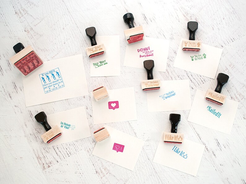 Teacher Stamp Wooden Stamp Teacher Stuff Grading Stamp Etsy