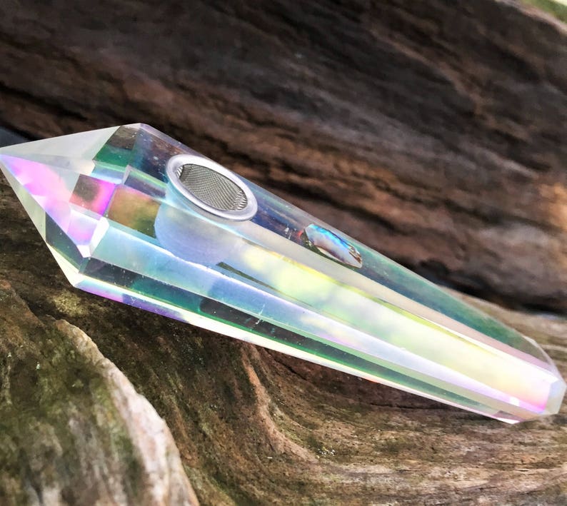 Angel Block Pipe Angel Aura Pipe, Crystal Pipe, Custom Pipe, Abalone Sea Shell, Abalone ...