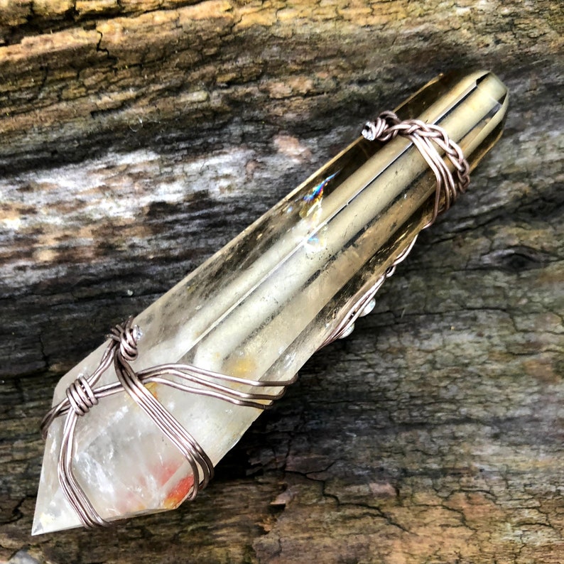 Smoky Quartz Pipe Crystal Pipe Custom Pipe Wire Wrapped Etsy