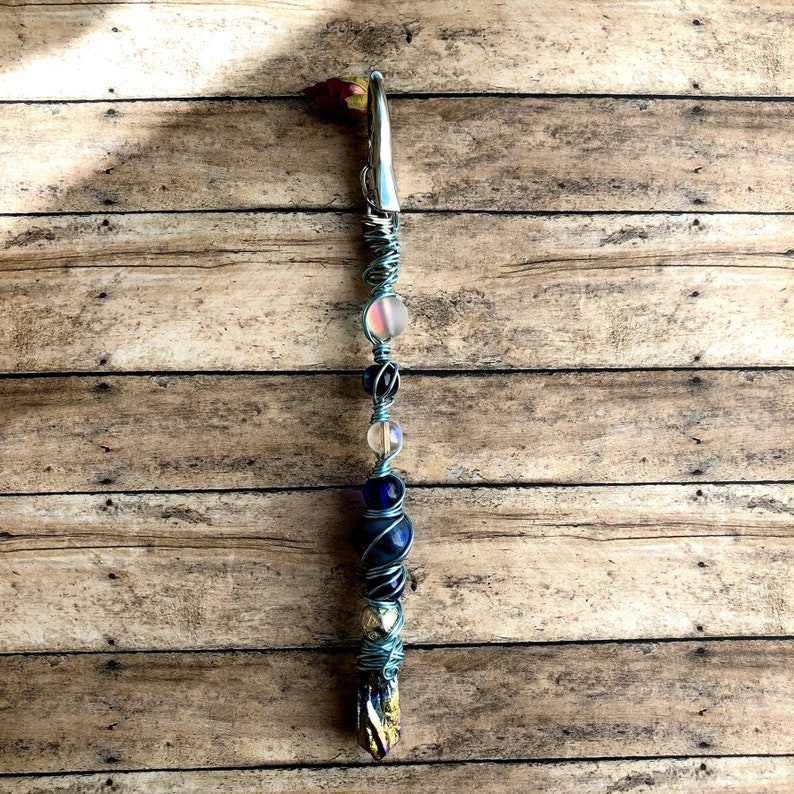 Crystal Joint Holder Mermaid Glass Rainbow Roach Clip Etsy