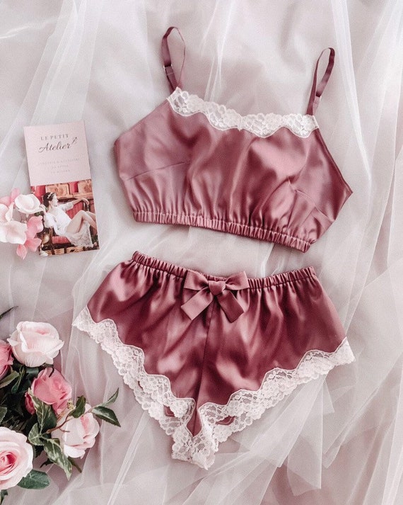 baby pink satin top