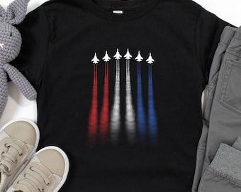Chemise anges bleus, chemise anges bleu marine, chemise drapeau des États-Unis, T-shirt bleu blanc rouge, tenue du 4 juillet, cadeau de fête de l'indépendance, cadeau de fête des pères