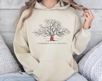 I Remember It All Too Well Sweatshirt, All Too Well Lyric, All Too Well Tree With Red Scarf Hoodie