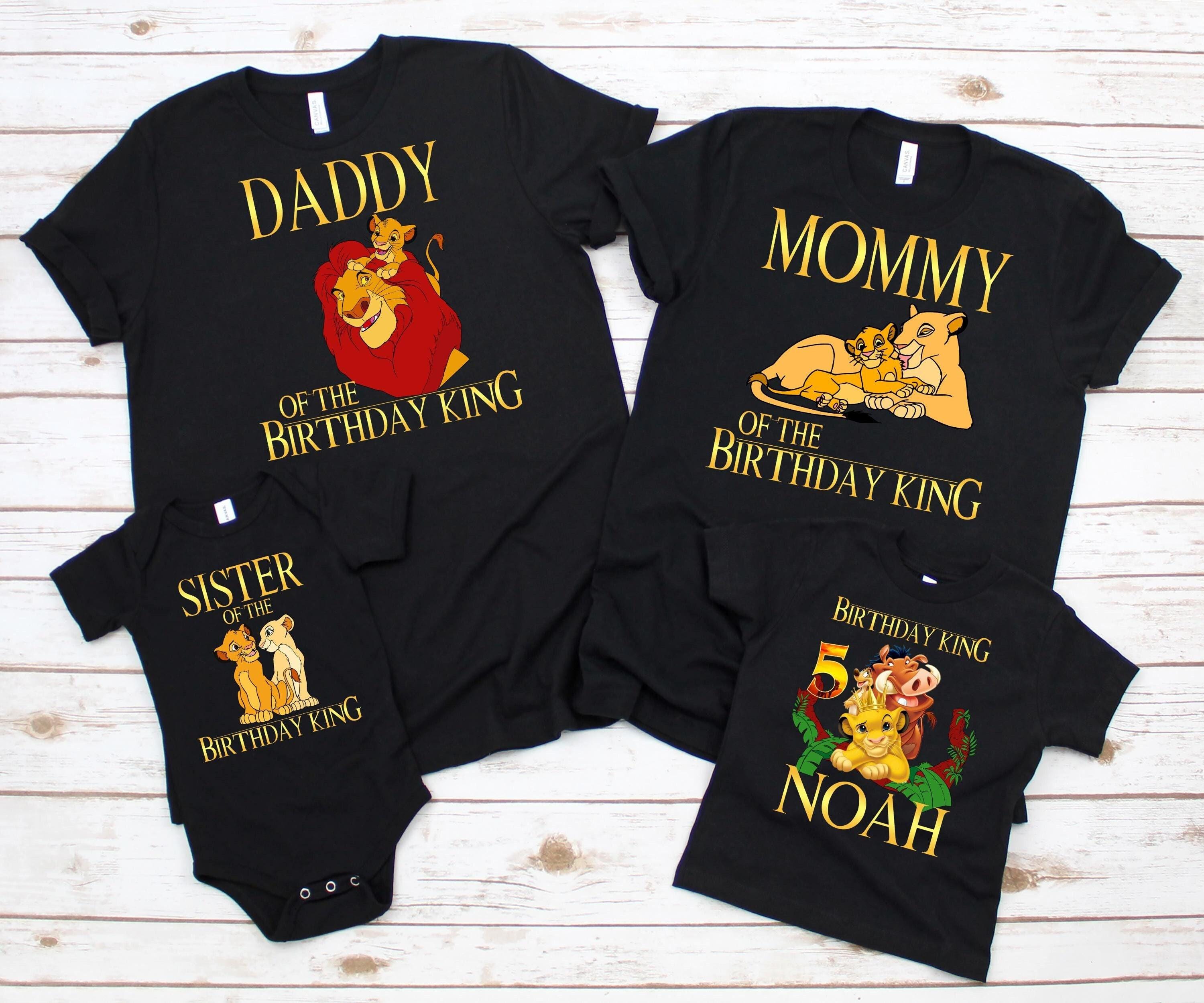 Lion King Family Birthday Shirt, Lion King Birthday Shirt, Simba Boy's Shirt, Lion King Birthday Tee, Lion King Birthday Party