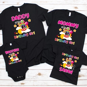 Candy Birthday Girl T-shirt, Family Birthday Shirt, Lollipop birthday Shirt, Birthday Girl Shirt, Candyland Shirt