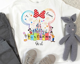 Custom Disney Birthday Shirt, Disney Birthday Girl Shirt, Birthday Squad Shirts,Birthday Family Trip Tees, Disney Birthday Party Shirt