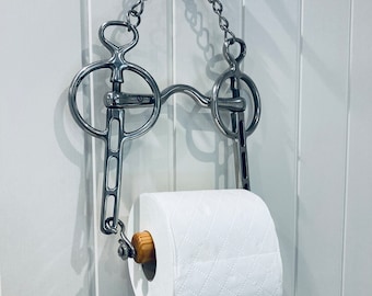 Horse bit toilet roll holder - Type B